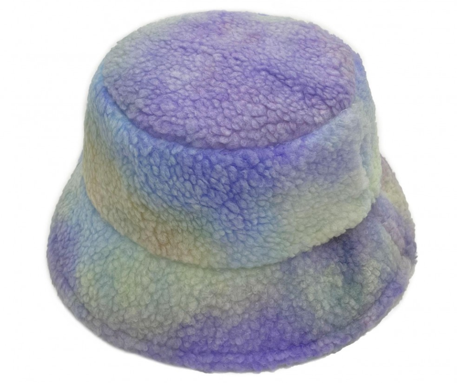 Multicolor Faux Fur Bucket Hat - Cowtown Bling N Things