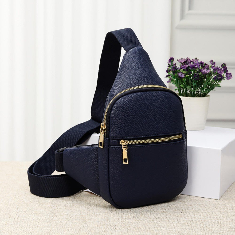 Leather Crossbody Sling Bag - Cowtown Bling N Things