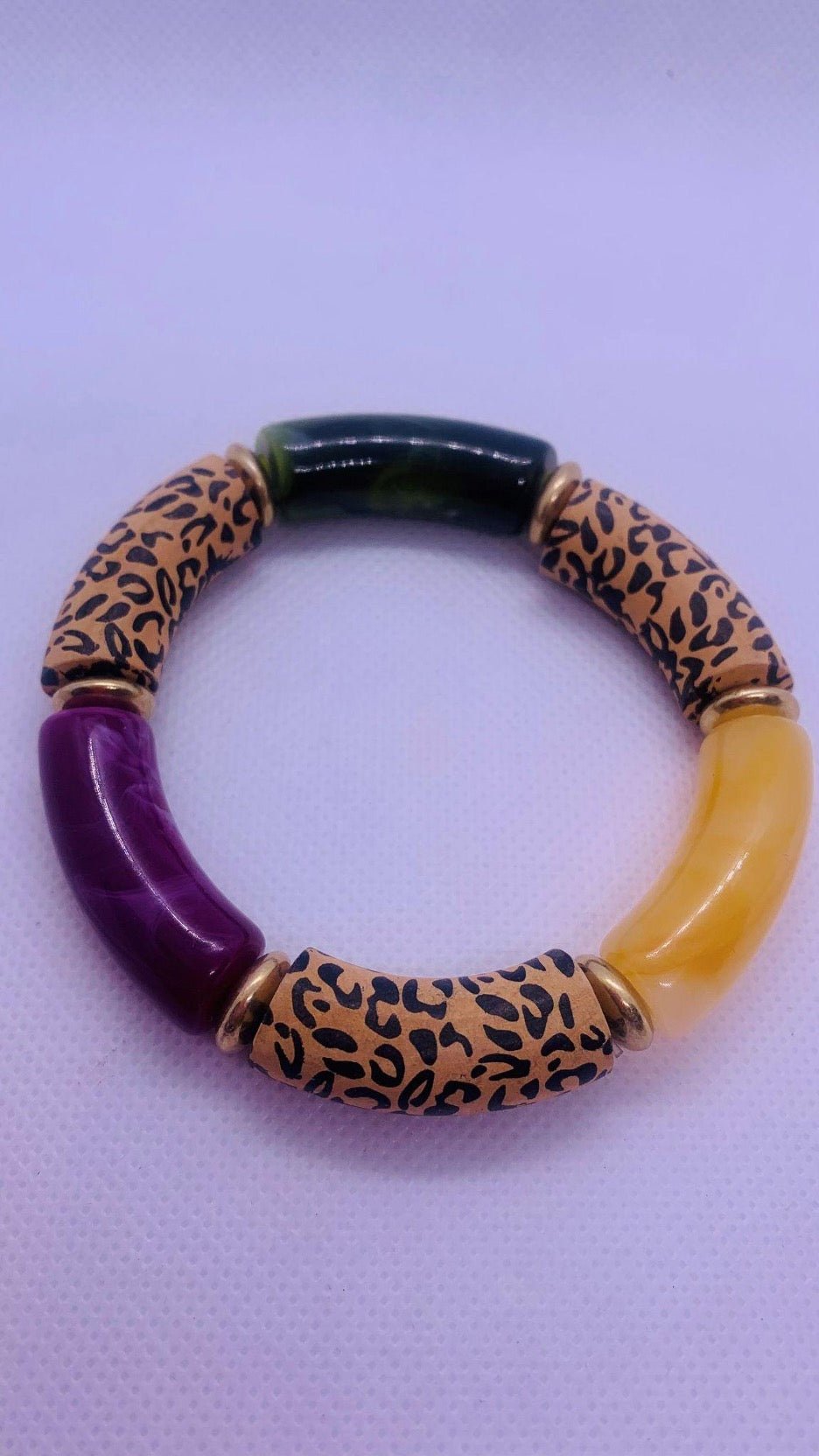 Leopard Stretch Bracelet - Cowtown Bling N Things