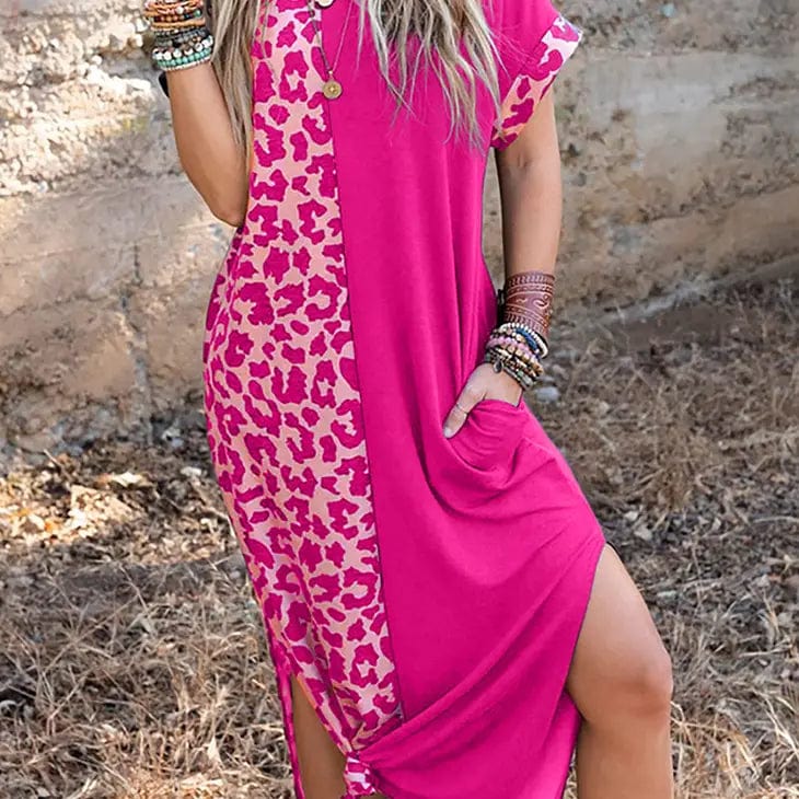 Long Color Block Dress - Cowtown Bling N Things