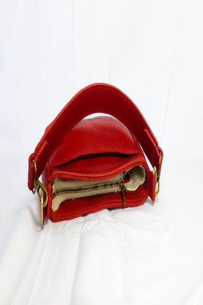 Madeline Parks |Jessica Leather Purse | Cherry - Cowtown Bling N Things