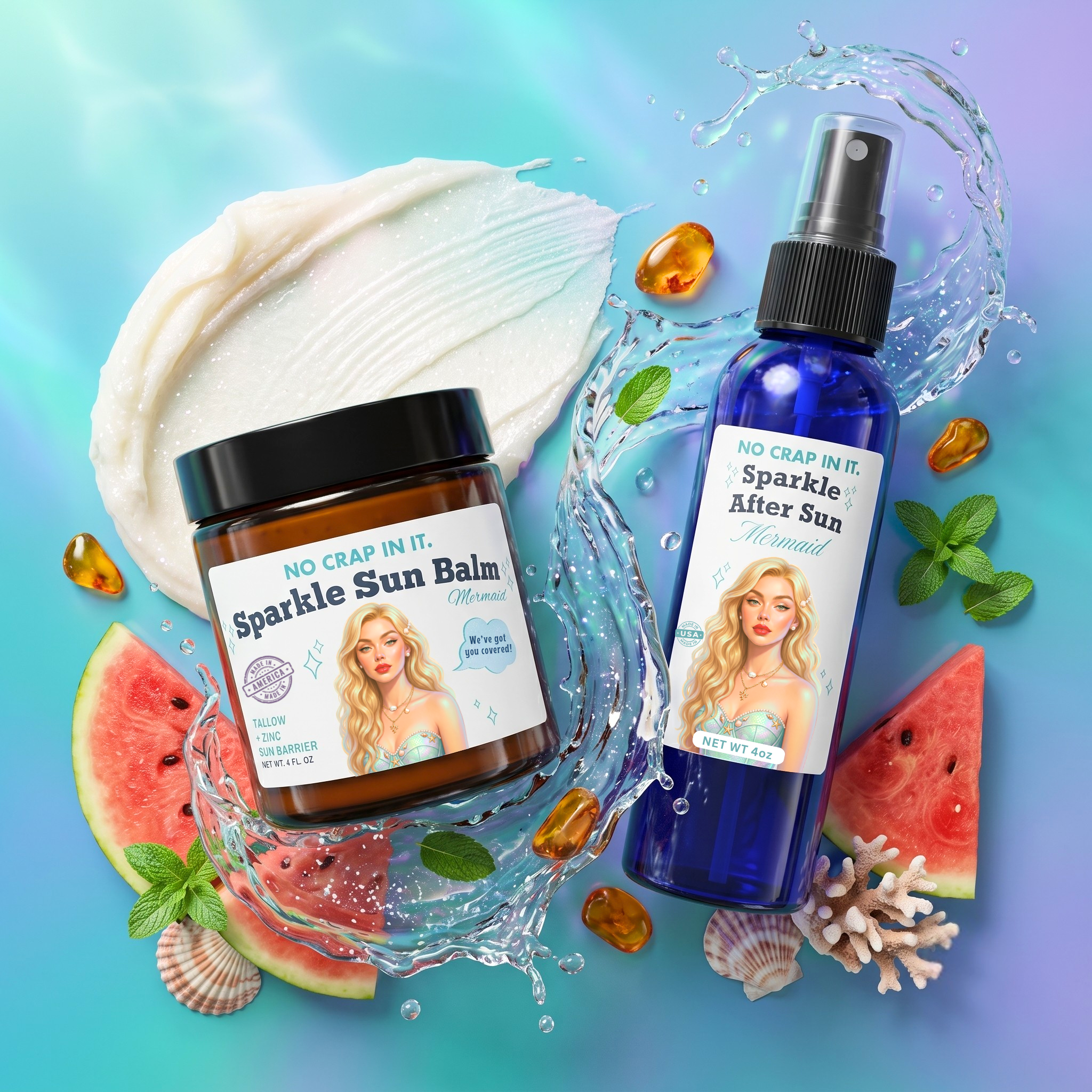 Mermaid Sun Sparkle Bundle - Cowtown Bling N Things