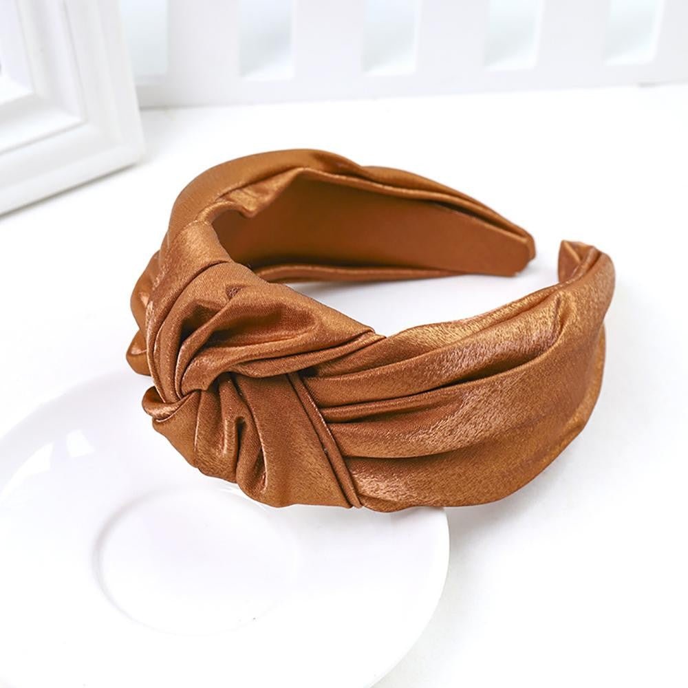 Metallic Sparkle Satin Top Knot Headband - Cowtown Bling N Things