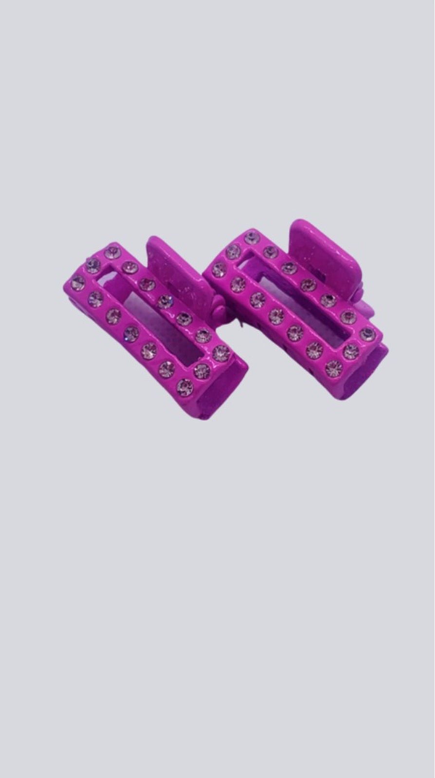 Mini Hair Clips w/ Rhinestones - Cowtown Bling N Things