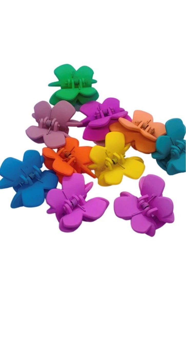 Mini Pastel Butterfly Hair Clips - Cowtown Bling N Things