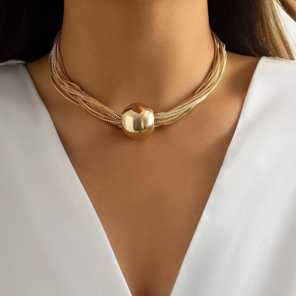 Multi Layered Adjustable Necklace - Cowtown Bling N Things