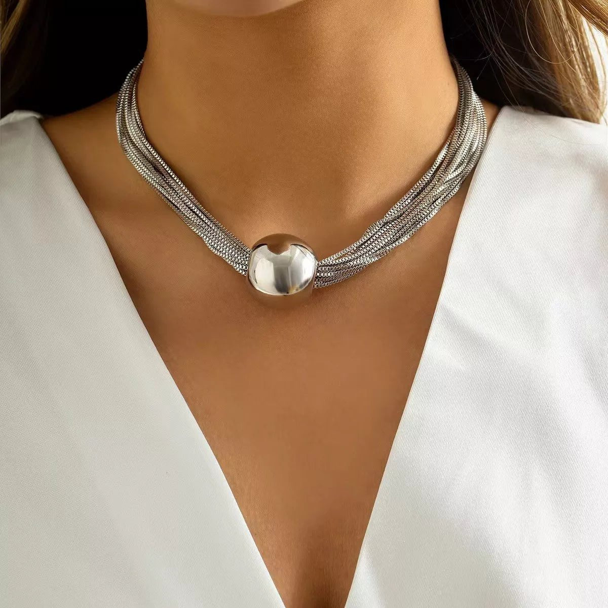 Multi Layered Adjustable Necklace - Cowtown Bling N Things