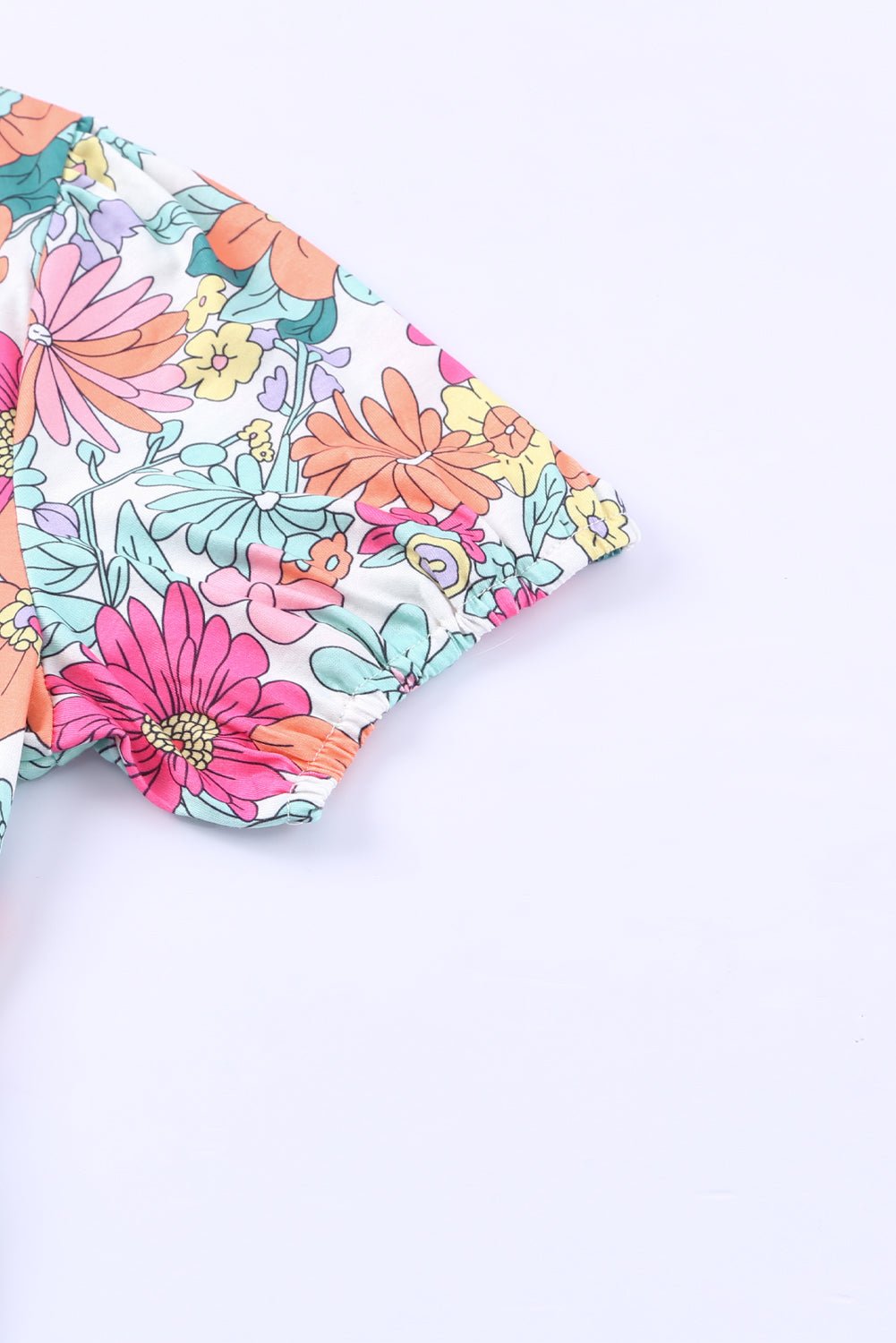 Multicolor Floral Print Casual Halter Top - Cowtown Bling N Things