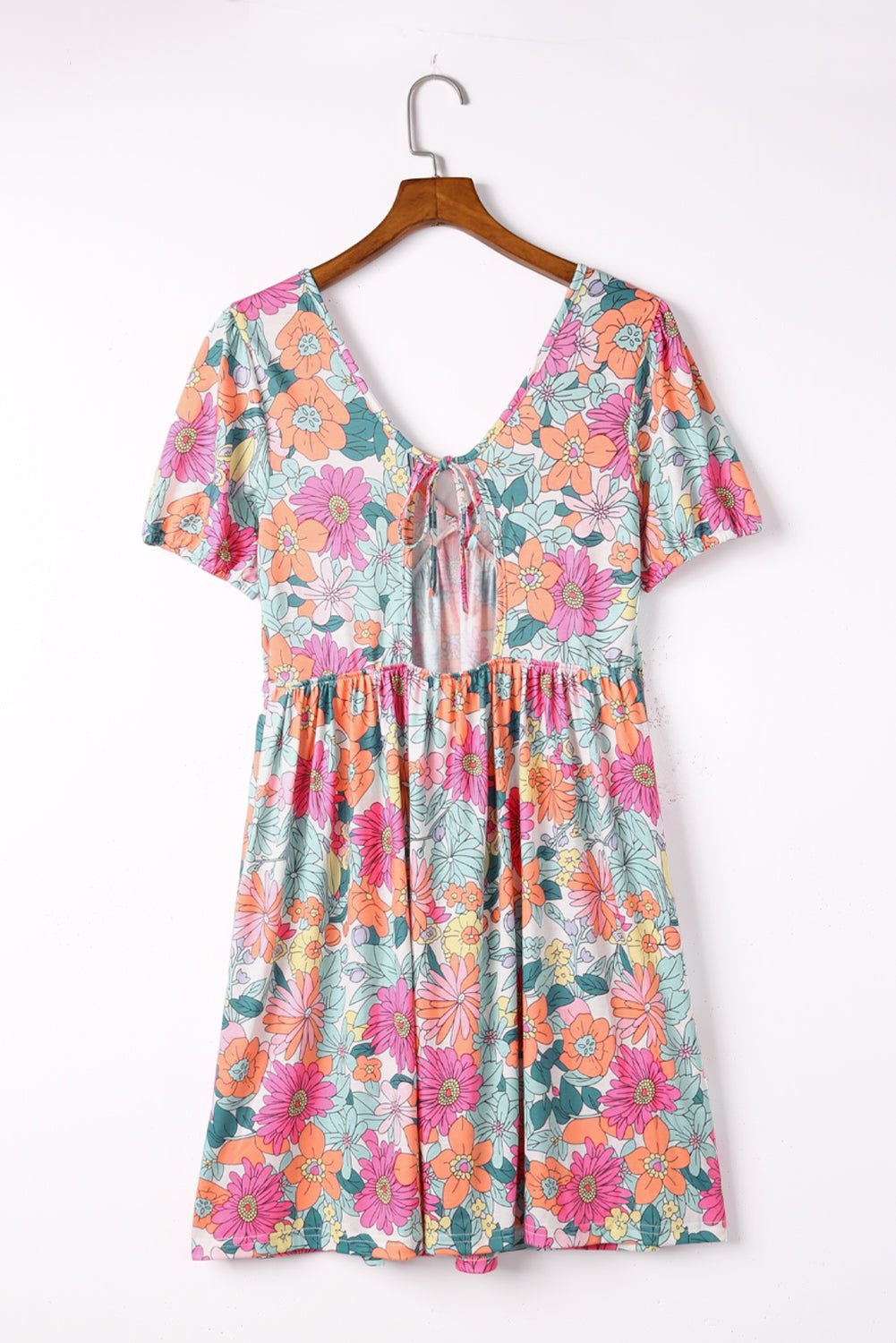 Multicolor Floral Print Casual Halter Top - Cowtown Bling N Things