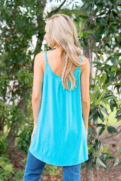 Neon Chill Pleated Tank - Cowtown Bling N Things