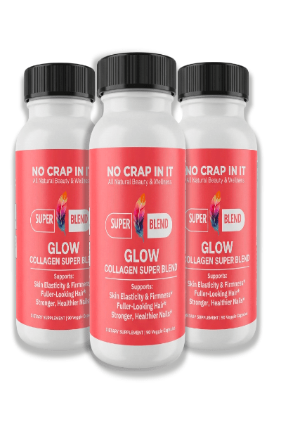 No Crap In It Glow Collagen Super Blend Supplement - Cowtown Bling N Things