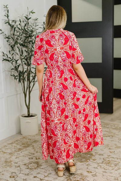 One Eleven North – Strolling By Floral Maxi Dress with Pockets & Balloon Sleeves - Cowtown Bling N Things