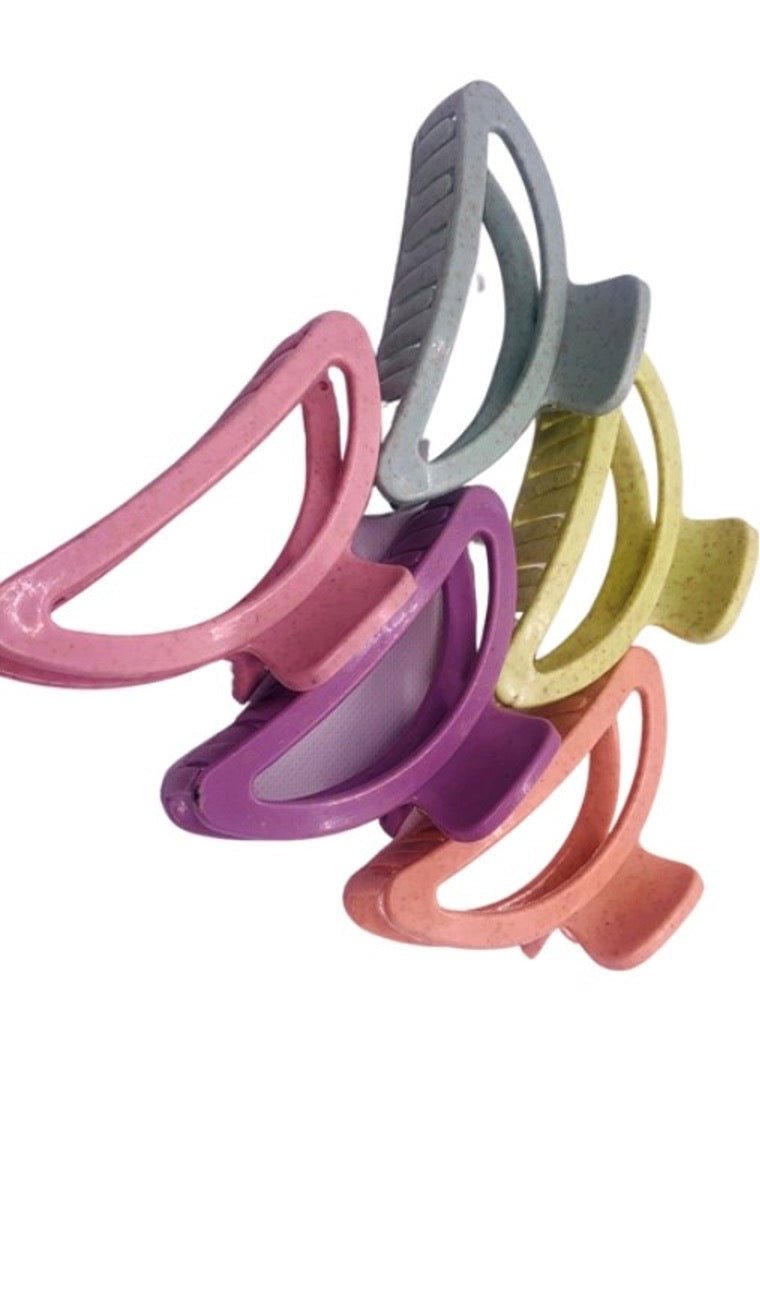 Pastel Colored Hair Clips - Cowtown Bling N Things