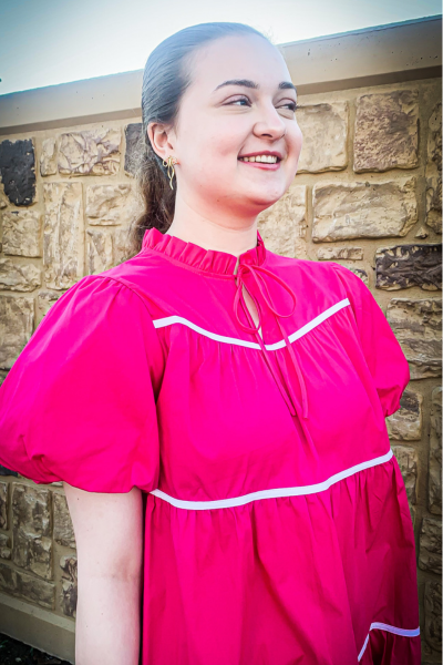 GeeGee | Guatemala| Dress | Fuchsia/White | S-L