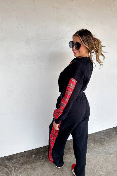 PREORDER: Merry Plaid Pant Set - Cowtown Bling N Things