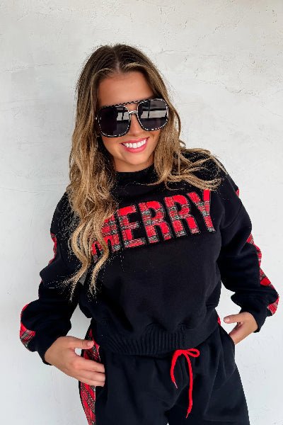 PREORDER: Merry Plaid Pant Set - Cowtown Bling N Things