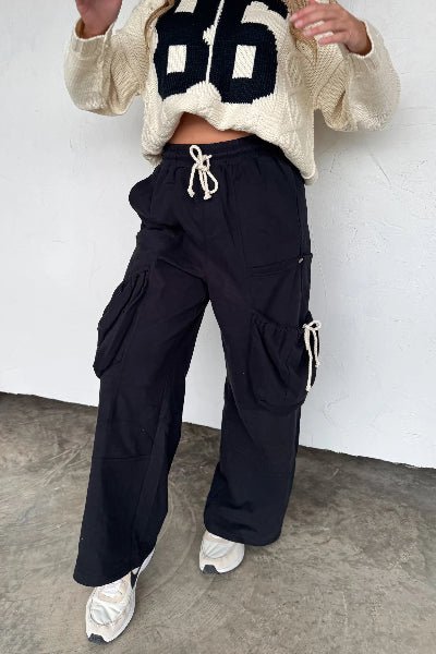 PREORDER: MVP Pocket Pants - Washed Cotton, Cargo Style, Raw Edge - Cowtown Bling N Things