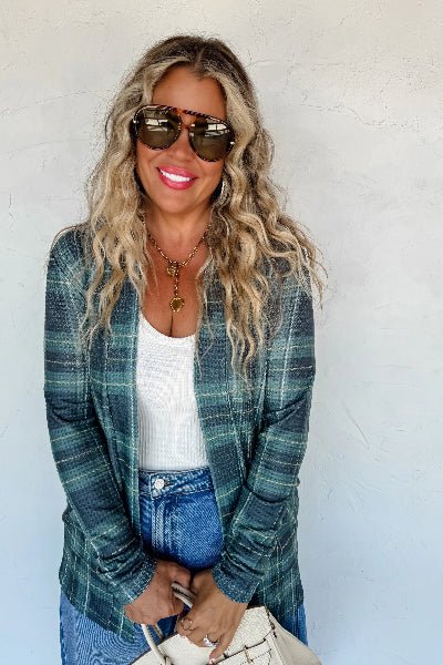 PREORDER: Plaid Lola Cardigans - Cowtown Bling N Things