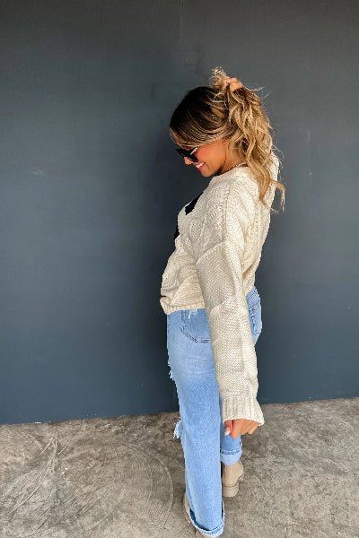PREORDER: Varsity 86 Sweatshirt– Chunky Knit, Vintage Graphic, Relaxed Fit | Preorder Ends 8/26 - Cowtown Bling N Things