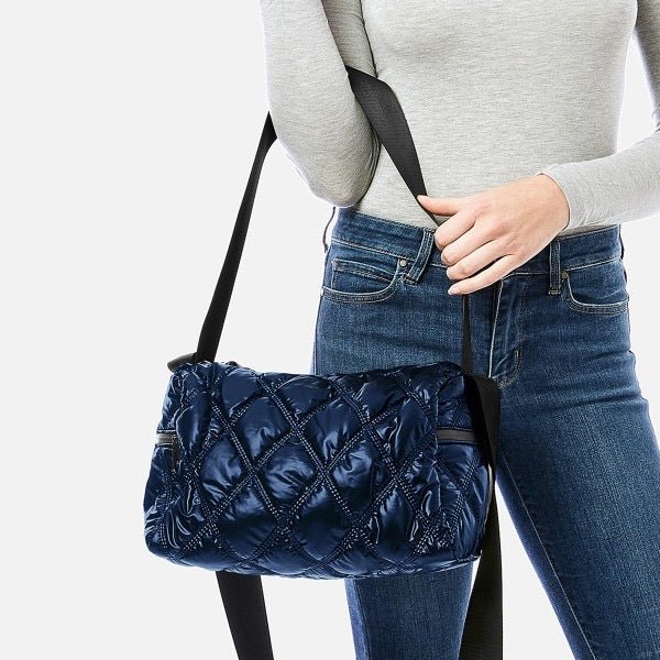 Puffy Diamond Stitch Crossbody Bag - Cowtown Bling N Things