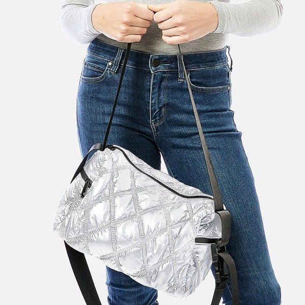 Puffy Diamond Stitch Crossbody Bag - Cowtown Bling N Things