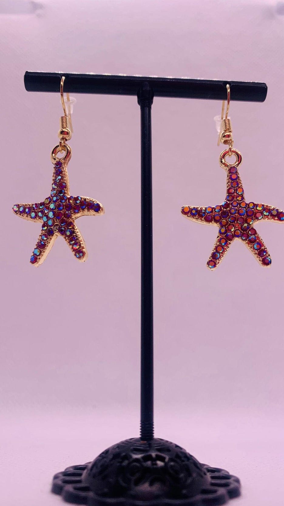 Starfish Dangle Earrings - Cowtown Bling N Things
