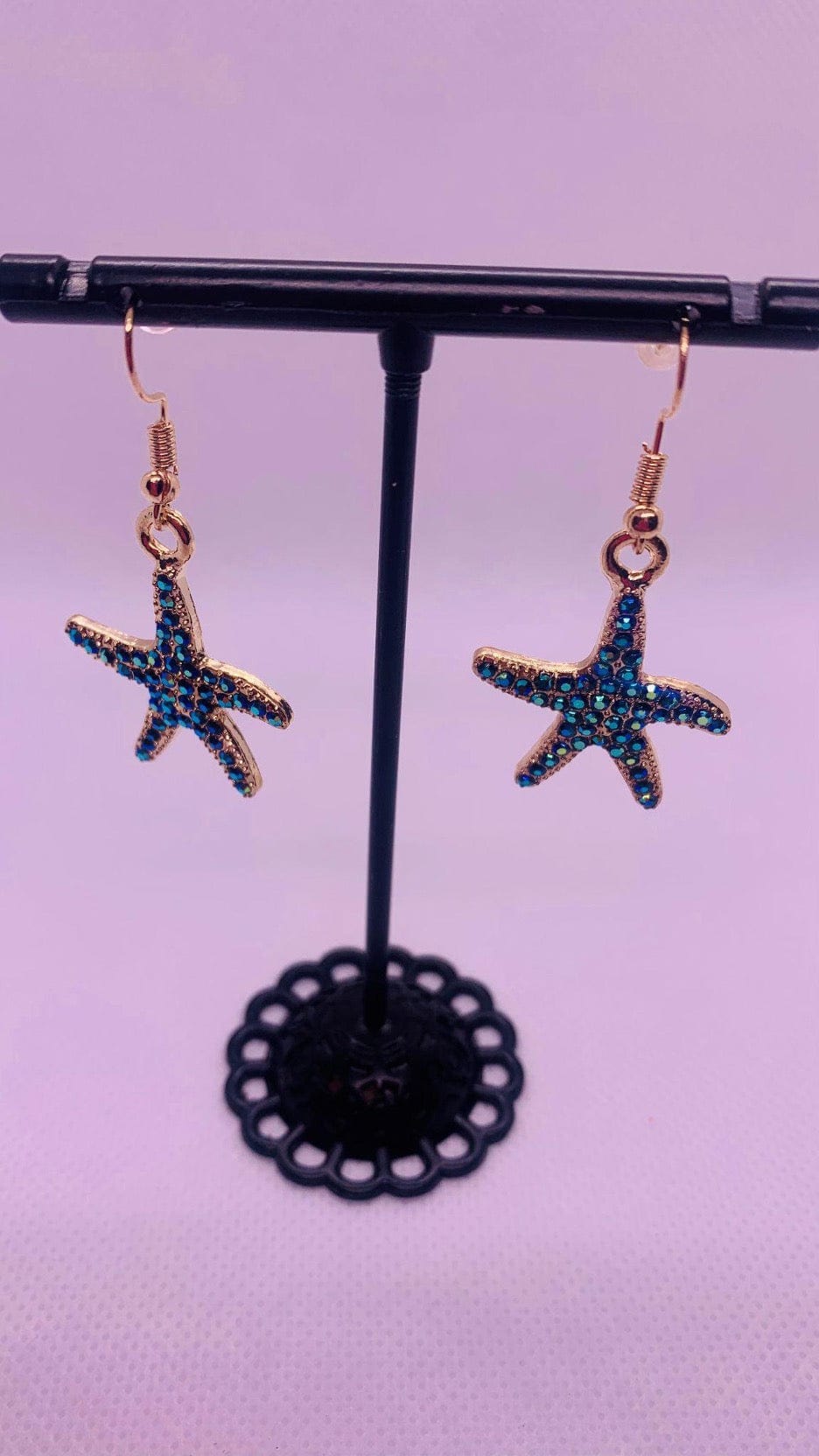 Starfish Dangle Earrings - Cowtown Bling N Things