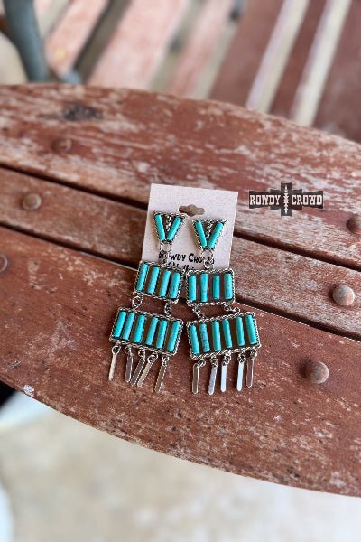 Retro West Earrings – Rowdy Crowd Clothing | Western Boutique Jewelry | Cowtown Bling N Things - Cowtown Bling N Things