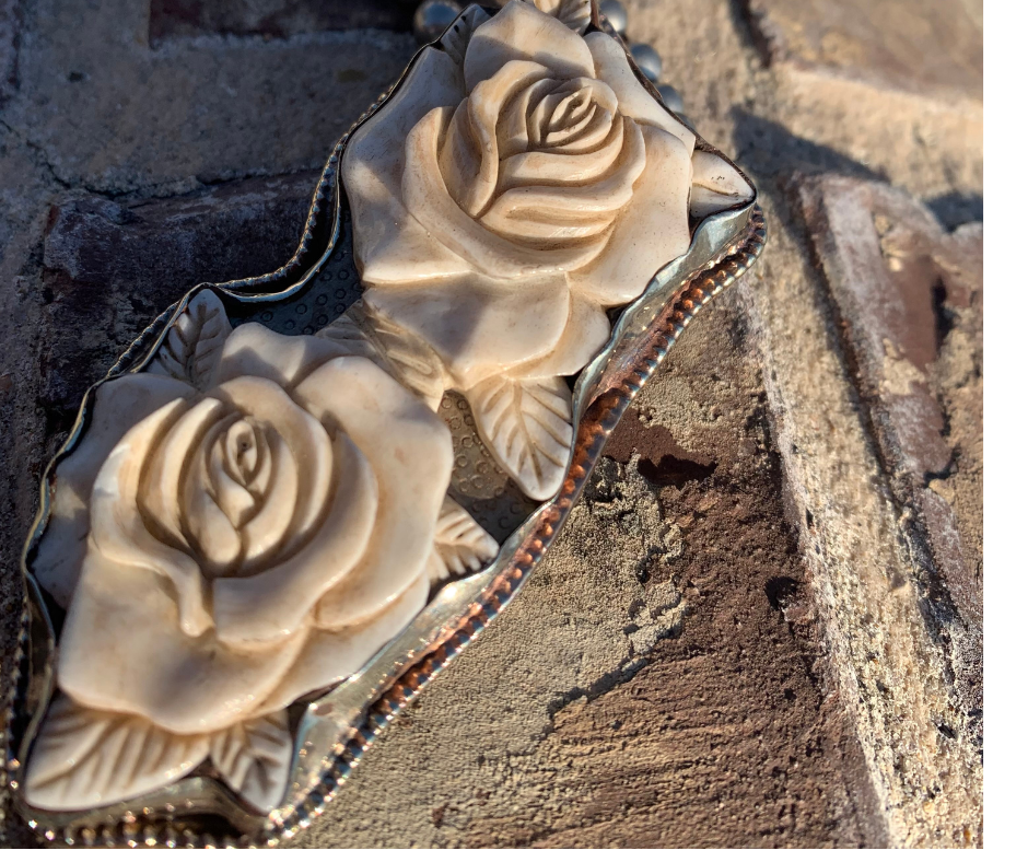 Handmade Roses Necklace - Cowtown Bling N Things