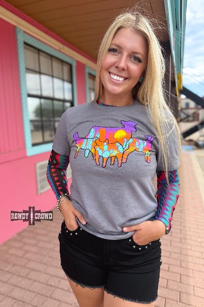 Rowday Crowd Stock Show Spirit Tee - Cowtown Bling N Things
