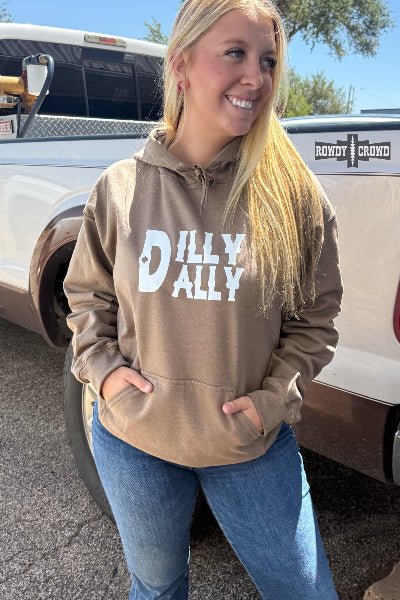 Rowdy Crowd Clothing Dilly Dally Hoodie - Cowtown Bling N Things