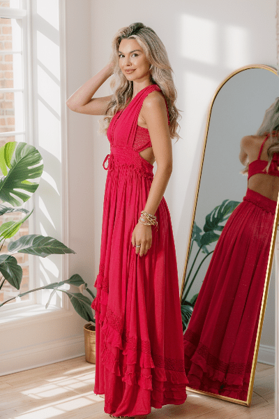 Ruffle & Radiance Maxi - Cowtown Bling N Things