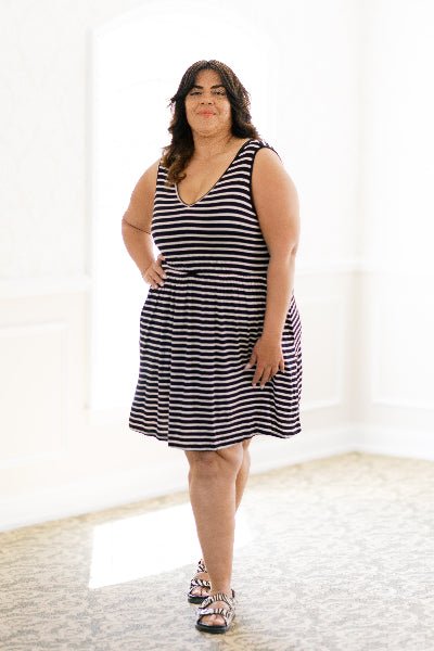 Sail Away Dress – Midnight Navy 🌊⚓ - Cowtown Bling N Things