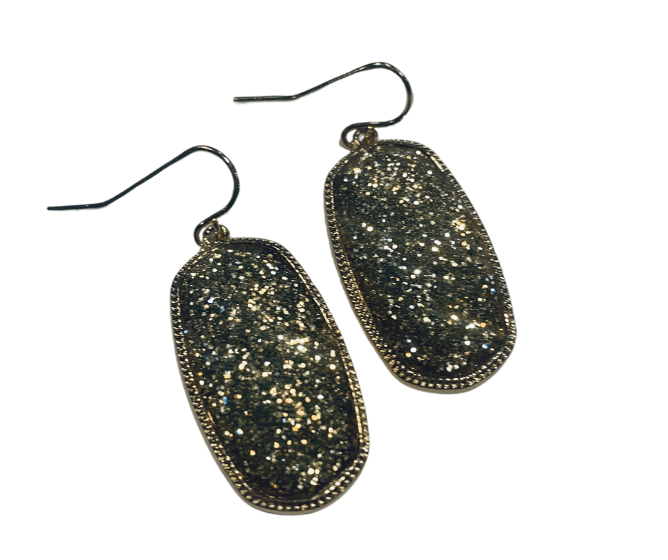 Shine Light Gold Earrings - Cowtown Bling N Things