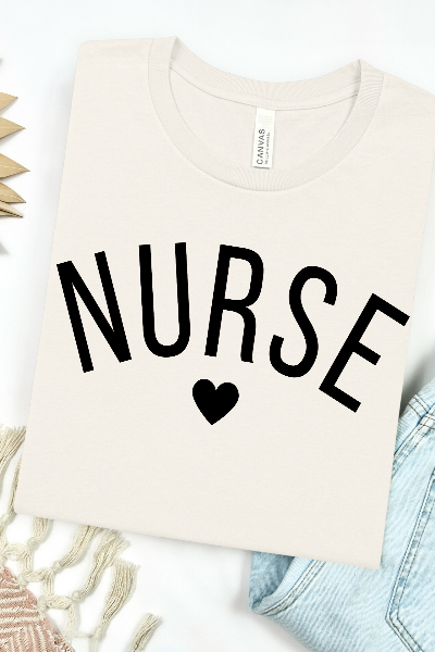 Nurse Bella Canvas T-Shirtflatlayfronttwo