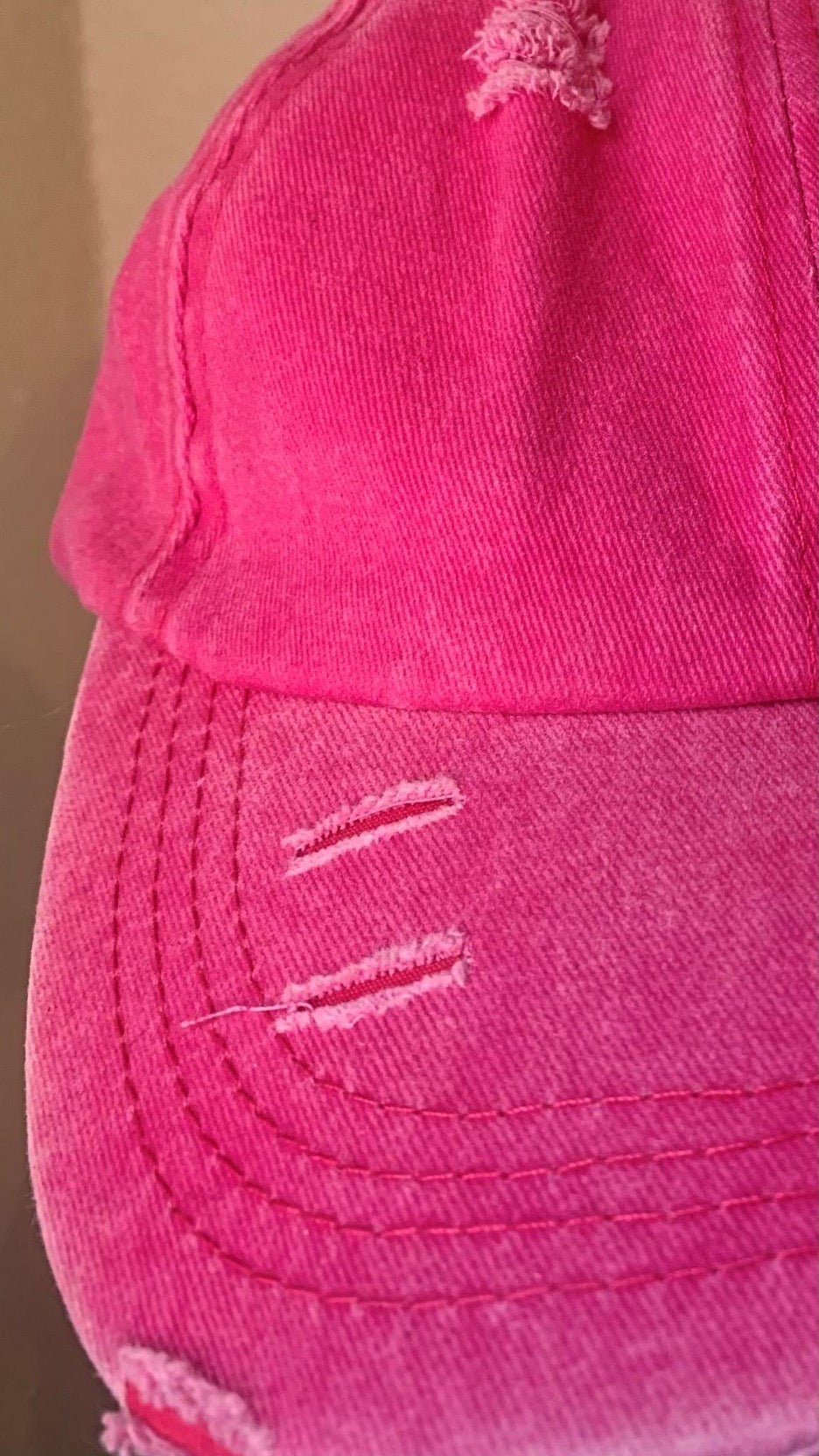 Soft Pink Baseball Cap - Cowtown Bling N Things