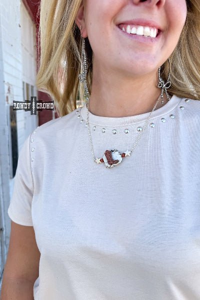 Starry Boot Necklaces – Rowdy Crowd Clothing | Western Boutique Jewelry | Cowtown Bling N Things - Cowtown Bling N Things