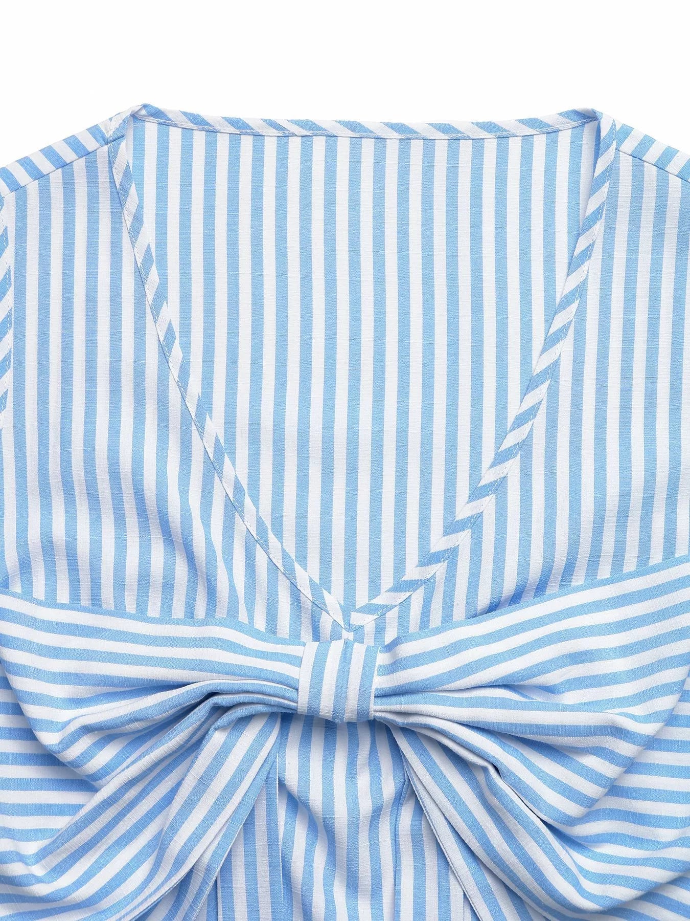 Striped Bowknot Sleeveless Top & Shorts Set - Cowtown Bling N Things