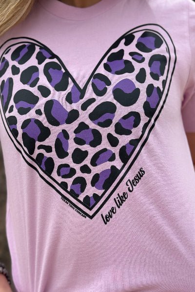 Texas True Threads Love Like Jesus Short Sleeve Tee - Cowtown Bling N Things