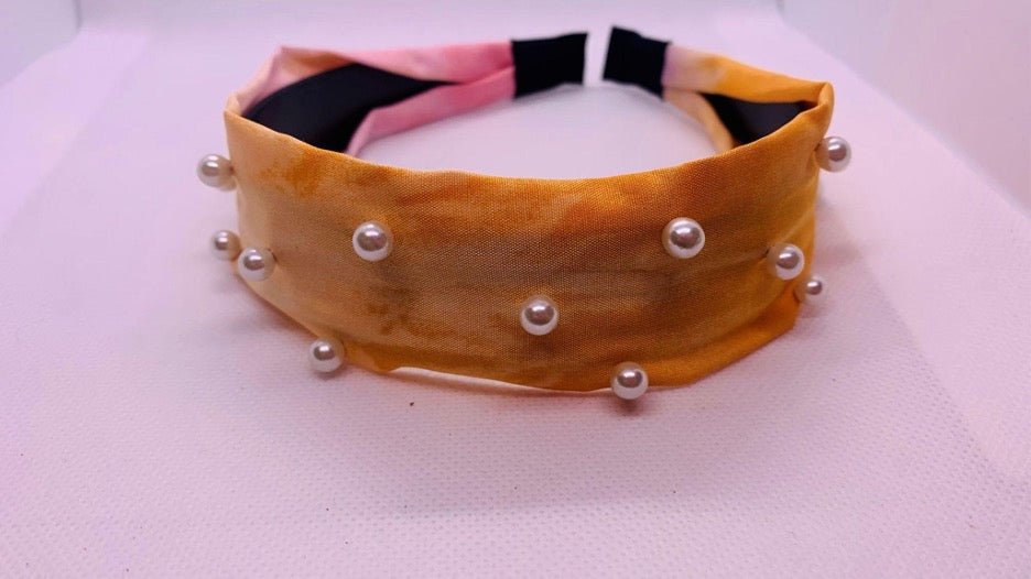 Tie Dye Pearl Headband - Cowtown Bling N Things