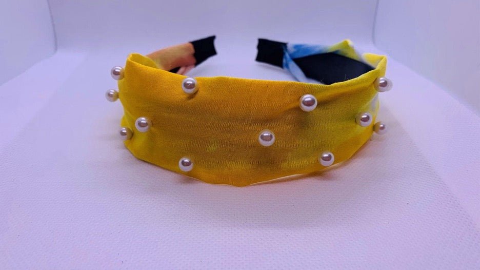 Tie Dye Pearl Headband - Cowtown Bling N Things
