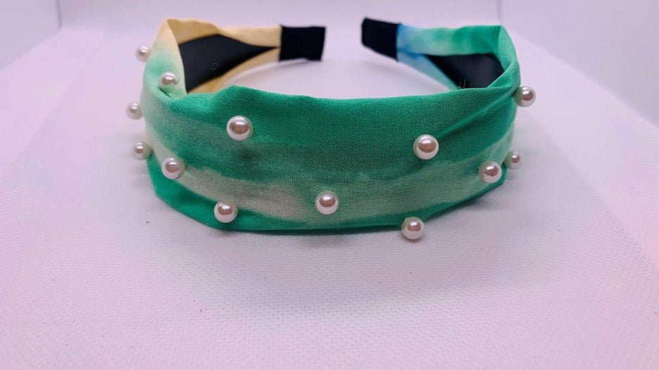 Tie Dye Pearl Headband - Cowtown Bling N Things