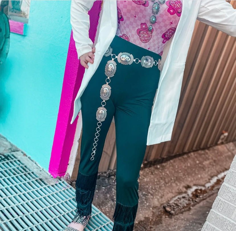 Tiered Fringe Legging - Cowtown Bling N Things