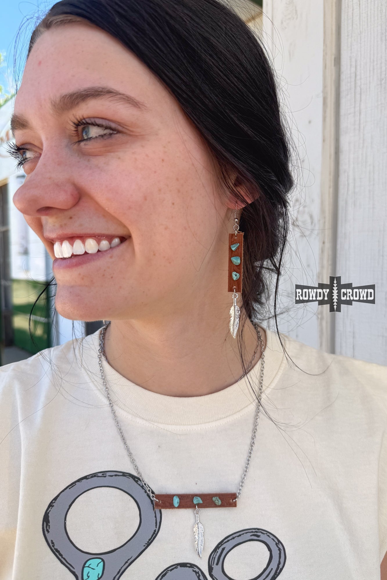 Turquoise Trail EARRINGS - Cowtown Bling N Things