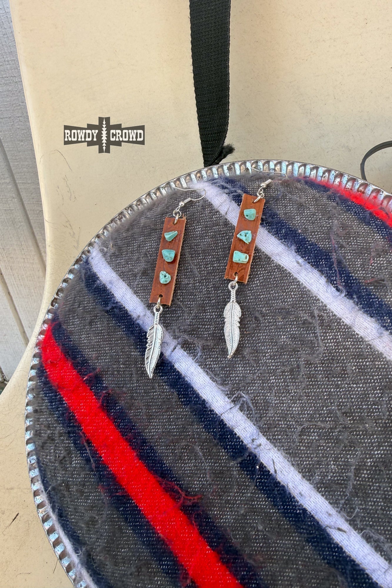 Turquoise Trail EARRINGS - Cowtown Bling N Things