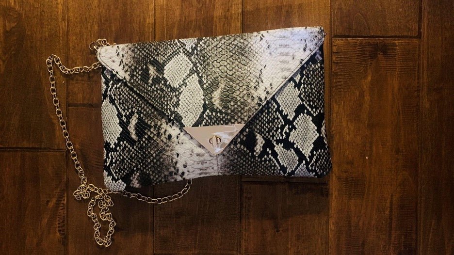 Vegan Leather Snake Purse - Cowtown Bling N Things