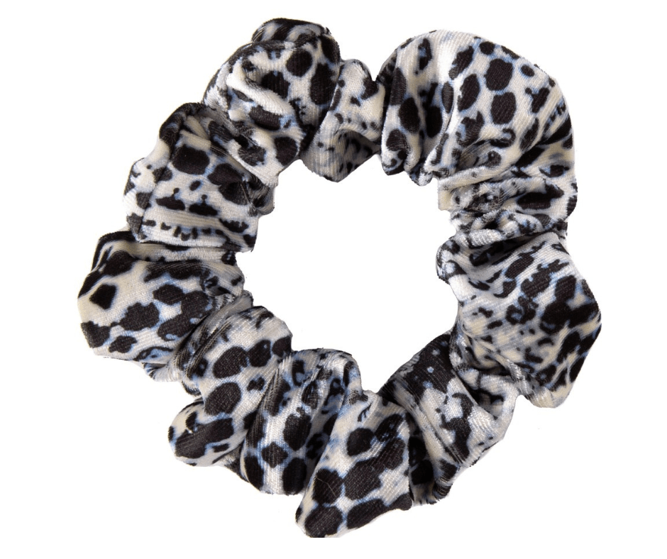 Velour Snakeskin Pattern Scrunchie - Cowtown Bling N Things