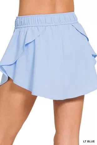 Zenana Soft Woven Active Skorts - Cowtown Bling N Things